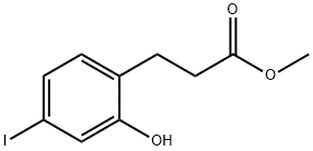 Methyl 3-(2'-hydroxy-4'-iodophenyl)propionate Structure