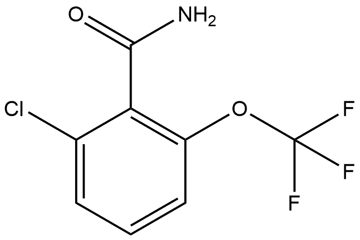 2-Chloro-6-(trifluoromethoxy)benzamide Structure