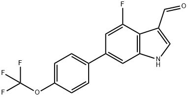 7-(2,3-Difluorophenyl)-4-fluoroindole Structure