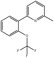 2-Methyl-6-(2-(trifluoromethoxy)phenyl)pyridine Structure