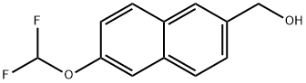 2-(Difluoromethoxy)naphthalene-6-methanol Structure