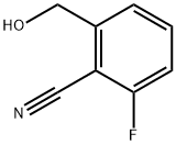 Benzonitrile, 2-fluoro-6-(hydroxymethyl)- Structure
