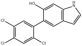 4-Chloro-5-methoxyindole-3-carboxaldehyde Structure