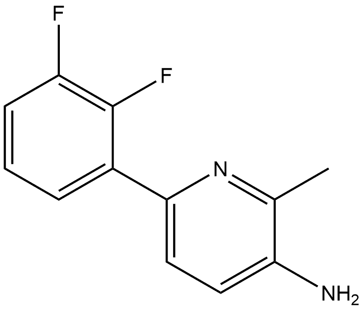 6-(2,3-Difluorophenyl)-2-methyl-3-pyridinamine Structure