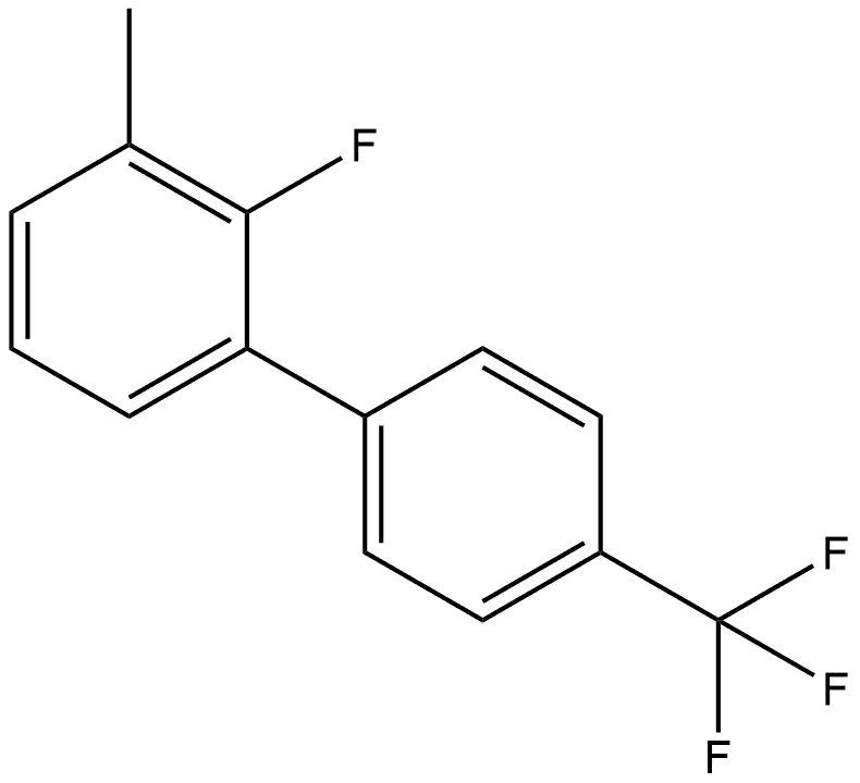 2-fluoro-3-methyl-4'-(trifluoromethyl)-1,1'-biphenyl Structure