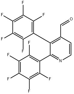 2,3-Bis(perfluorophenyl)isonicotinaldehyde Structure