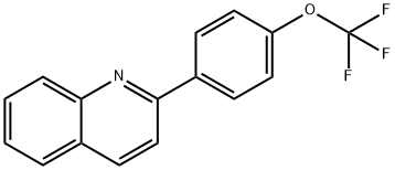 2-(4-(Trifluoromethoxy)phenyl)quinoline Structure