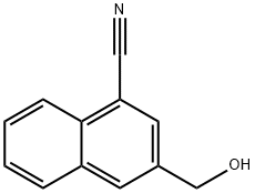 1-Cyanonaphthalene-3-methanol 구조식 이미지