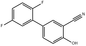 2-Cyano-4-(2,5-difluorophenyl)phenol Structure