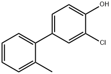 2-Chloro-4-(2-methylphenyl)phenol Structure