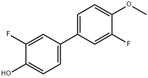 2-Fluoro-4-(3-fluoro-4-methoxyphenyl)phenol Structure