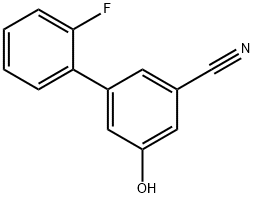 3-Cyano-5-(2-fluorophenyl)phenol Structure