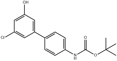 5-(4-BOC-Aminophenyl)-3-chlorophenol Structure