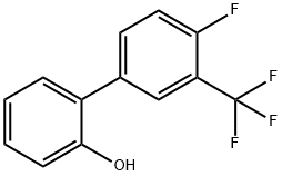 2-(4-Fluoro-3-trifluoromethylphenyl)phenol Structure