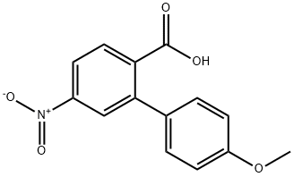 2-(4-Methoxyphenyl)-4-nitrobenzoic acid Structure