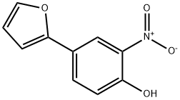 4-(Furan-2-yl)-2-nitrophenol Structure