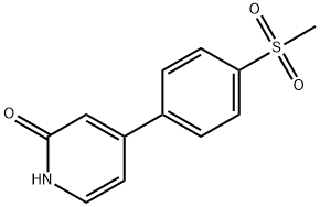 2-Hydroxy-4-(4-methylsulfonylphenyl)pyridine Structure