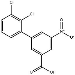 3-(2,3-Dichlorophenyl)-5-nitrobenzoic acid Structure