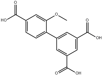 [1,1'-Biphenyl]-3,4',5-tricarboxylic acid, 2'-methoxy- Structure