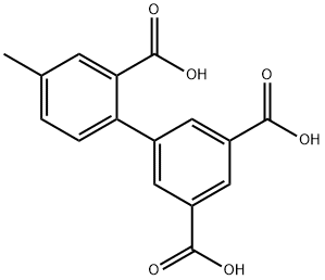 2-(3,5-Dicarboxyphenyl)-5-methylbenzoic acid Structure