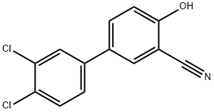 2-Cyano-4-(3,4-dichlorophenyl)phenol Structure