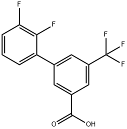 3-(2,3-Difluorophenyl)-5-trifluoromethylbenzoic acid Structure