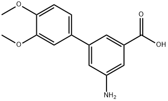 3-Amino-5-(3,4-dimethoxyphenyl)benzoic acid Structure