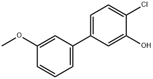 2-Chloro-5-(3-methoxyphenyl)phenol Structure