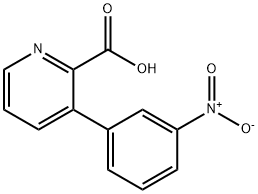 3-(3-Nitrophenyl)picolinic acid Structure