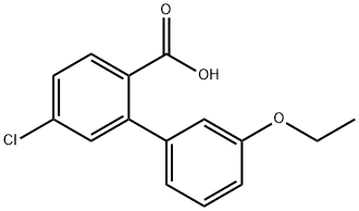 2-(3-Ethoxyphenyl)-4-chlorobenzoic acid Structure