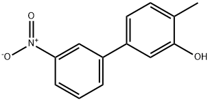 2-Methyl-5-(3-nitrophenyl)phenol Structure