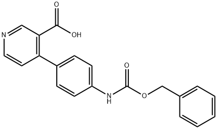 4-(4-Cbz-Aminopheny)nicotinic acid Structure