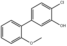 2-Chloro-5-(2-methoxyphenyl)phenol Structure