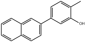 2-Methyl-5-(naphthalen-2-yl)phenol Structure