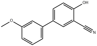 2-Cyano-4-(3-methoxyphenyl)phenol Structure