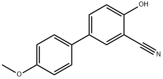 2-Cyano-4-(4-methoxyphenyl)phenol Structure