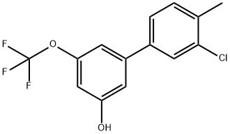 5-(3-Chloro-4-methylphenyl)-3-trifluoromethoxyphenol Structure