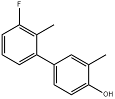 4-(3-Fluoro-2-methylphenyl)-2-methylphenol Structure