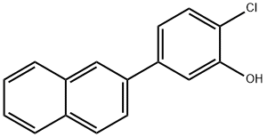 2-Chloro-5-(naphthalen-2-yl)phenol Structure