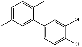 2-Chloro-5-(2,5-dimethylphenyl)phenol Structure