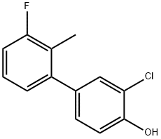 2-Chloro-4-(3-fluoro-2-methylphenyl)phenol Structure