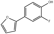 2-Fluoro-4-(furan-2-yl)phenol Structure