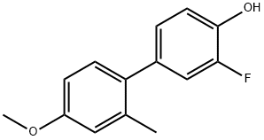 2-Fluoro-4-(4-methoxy-2-methylphenyl)phenol Structure