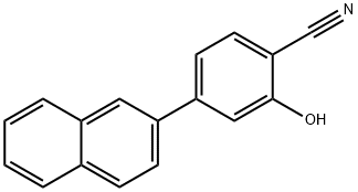 2-Cyano-5-(naphthalen-2-yl)phenol Structure