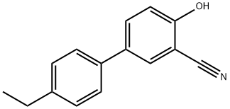 2-Cyano-4-(4-ethylphenyl)phenol Structure