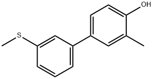 2-Methyl-4-(3-methylthiophenyl)phenol Structure