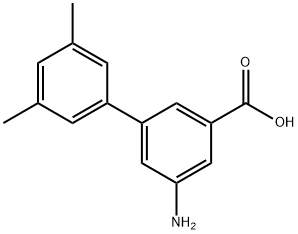 3-Amino-5-(3,5-dimethylphenyl)benzoic acid 구조식 이미지