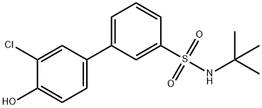 4-(3-t-Butylsulfamoylphenyl)-2-chlorophenol Structure