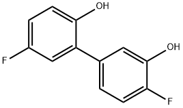 2-Fluoro-5-(5-fluoro-2-hydroxyphenyl)phenol Structure