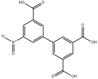 [1,1'-Biphenyl]-3,3',5-tricarboxylic acid, 5'-nitro- Structure